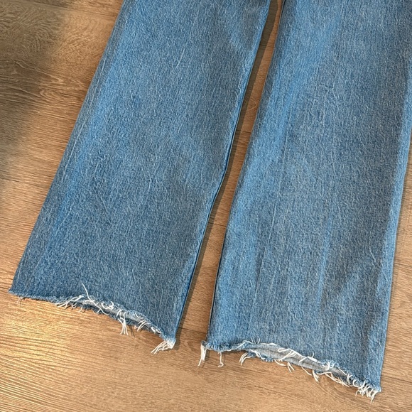 Abercrombie & Fitch Curve Love HighRise 90s Relaxed Jean Med Double Waistband 27 - Picture 11 of 11